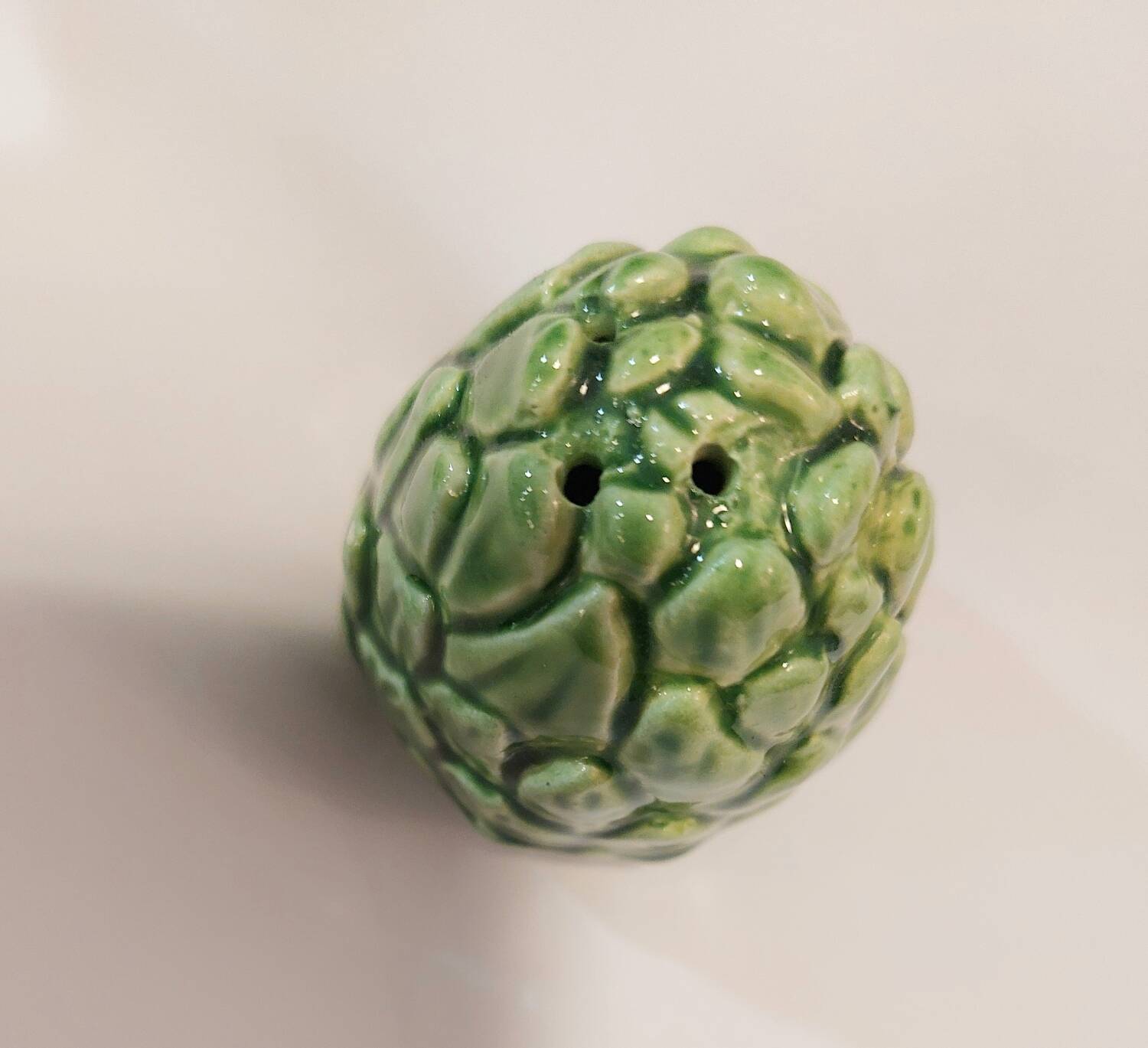 Slipware salt cellar