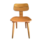 Children's chair Baumann a blades and curved wood Edition 1956