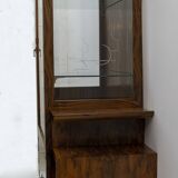 Art Dèco Italian Walnut Vitrines or Bar Display Cabinet, 1925