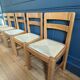 Set of six chairs Maison Regain 1970s/80s
