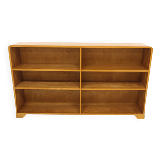 Scandinavian elm bookcase, Swedish modern, Sweden, 1940