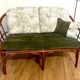 2-seater rattan bench