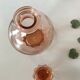 Glass carafe pink