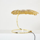 Lampe Rhubarbe en laiton par Tommaso Barbi 1970