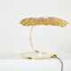 Rhubarb lamp in brass by Tommaso Barbi 1970