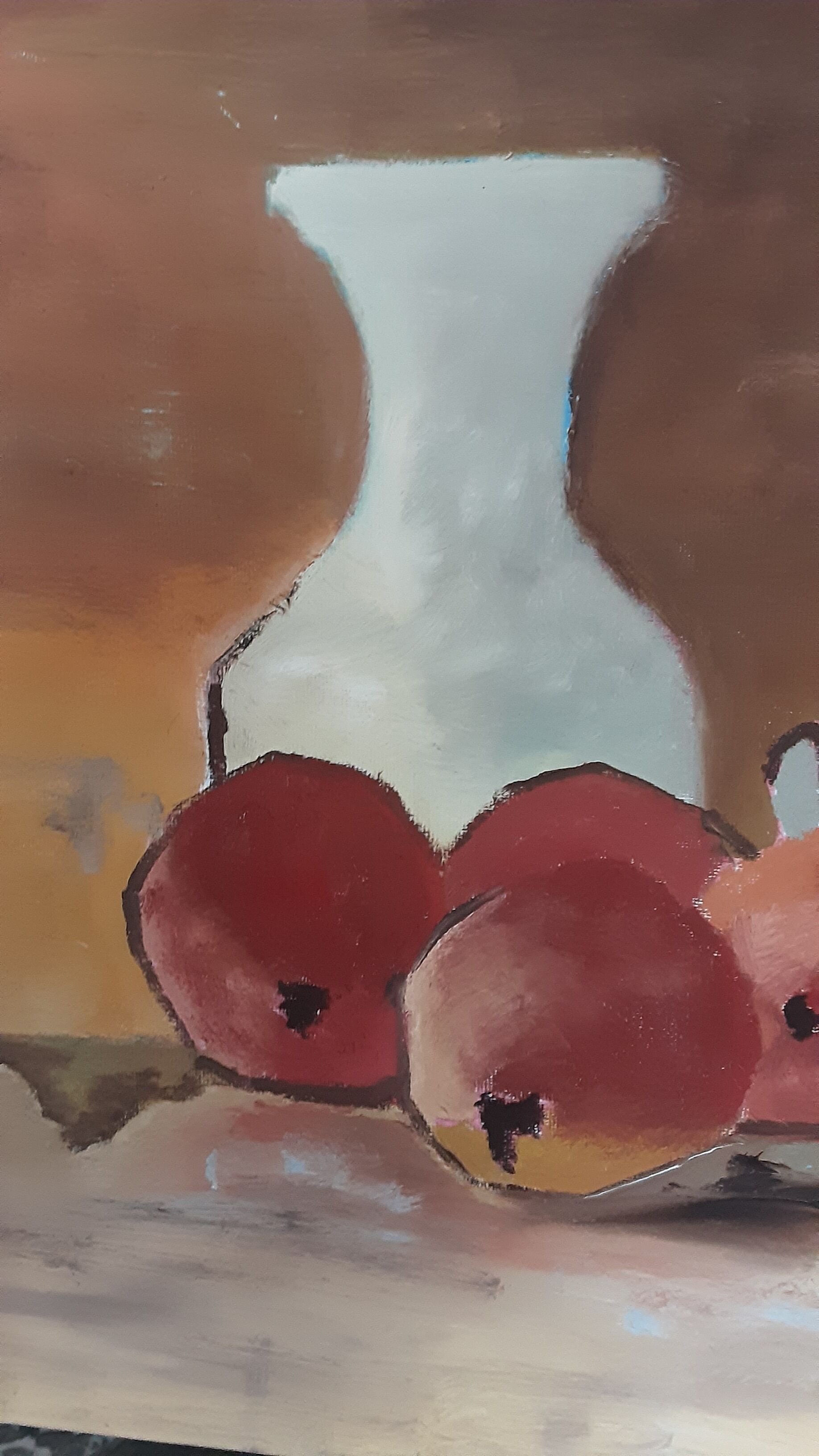 Toile acrylique nature morte - signée