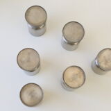 X6 stainless steel liqueur glasses