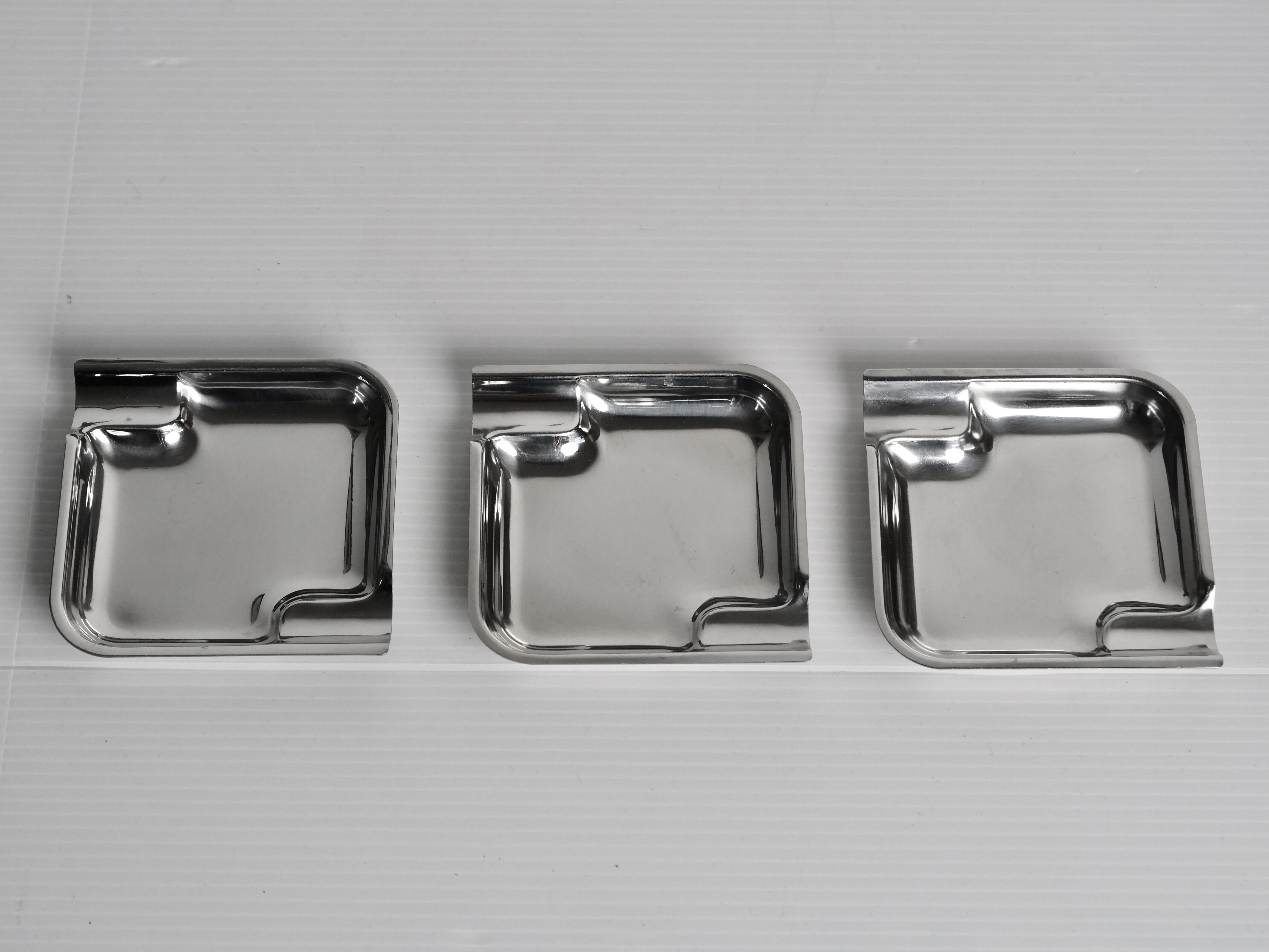 Set de 3 cendriers Wilhelm Wagenfeld design Bauhaus