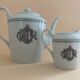 Théière et pot à lait Dior