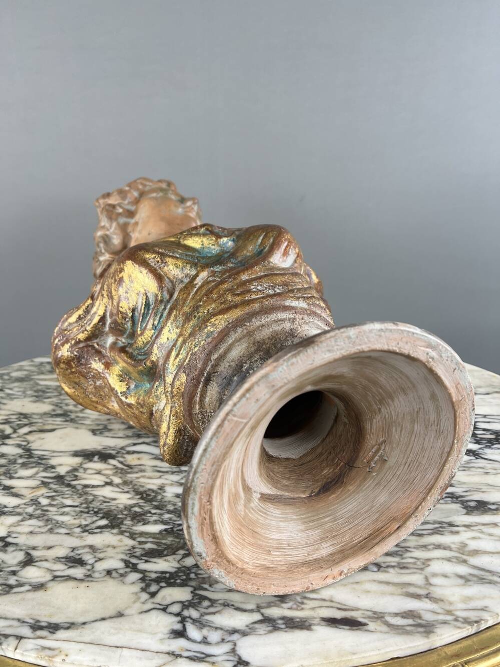 Terracotta Female Bust, Italy, 20th Century