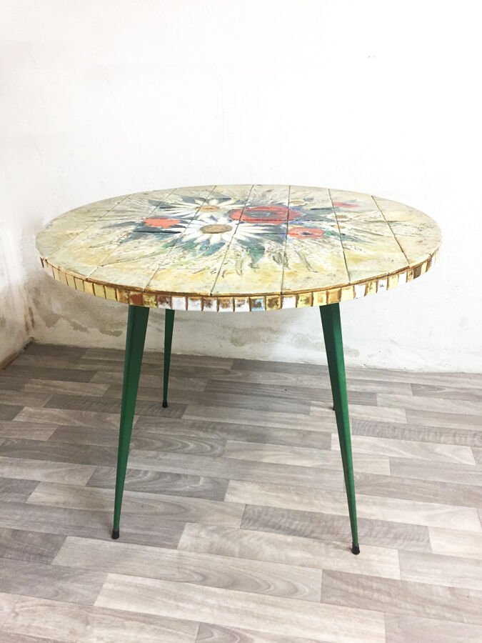 Table "Englander Chollat" Vallauris 1970