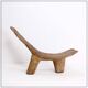 "Lobi" African tripod wooden stool from Burkina Faso