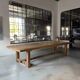 Kingstone Farmhouse Table in Solid Antique Oak - 300 cm long