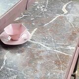 Art Deco dressing table in oak with an antique rose patina, timeless charm