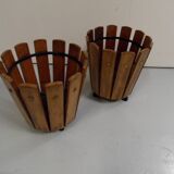 Vintage wooden plant boxes 1950's