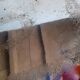 Silver metal tray 57 cm early 20th rectangle
