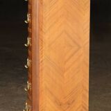 Splendid little wooden veneered week planner. Work from the Faubourg.