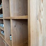 Raw wood shelf