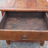 Table de ferme campagnarde 19 ème en merisier