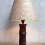 Lampe à poser en bois tourné
