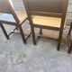 Lot de 5 Chaises en bois de style Louis XIII