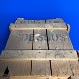 Vintage wooden suitcase