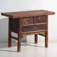 Antique Chinese console with three drawers and dark patina – China, circa 1900