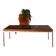 Table basse en céramique, teck & chrome, design, 1970