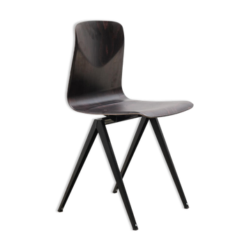 Chaise Galvanitas S19 réédition droite ébène noir