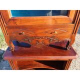 19th century mahogany display cabinet
