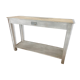 White patinated console
