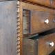 Louis-Philippe XIX walnut commode, twisted columns and marble.