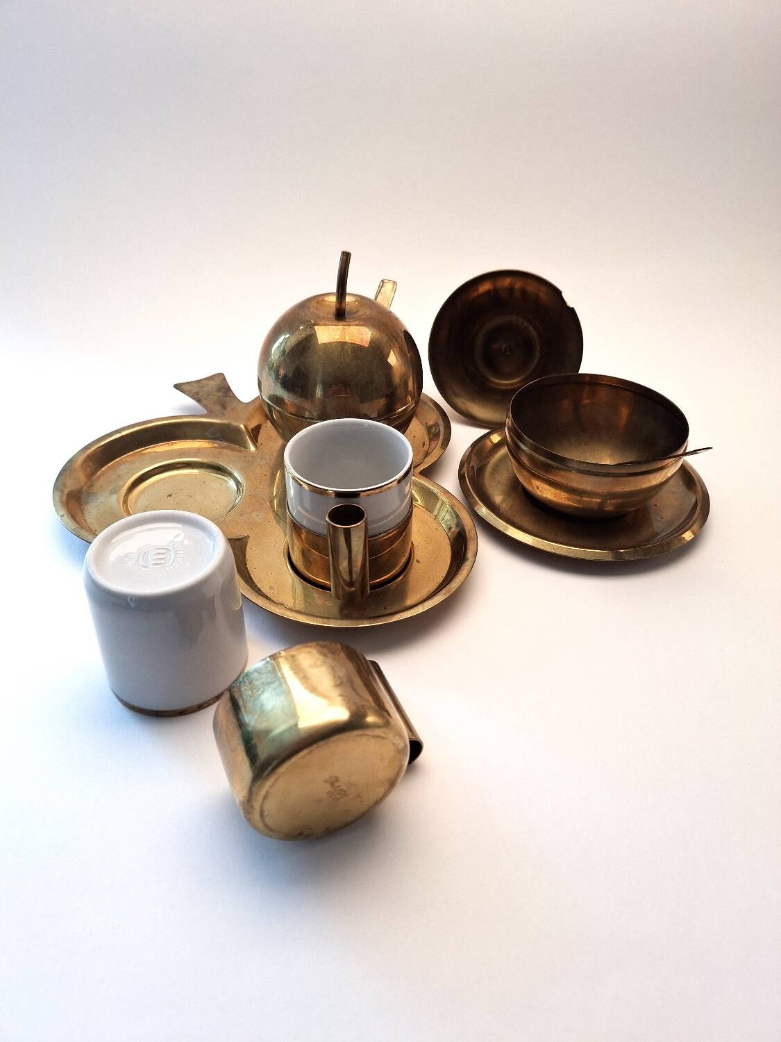 Elegant Vintage Coffee Set – Italian Art Deco, 1960s