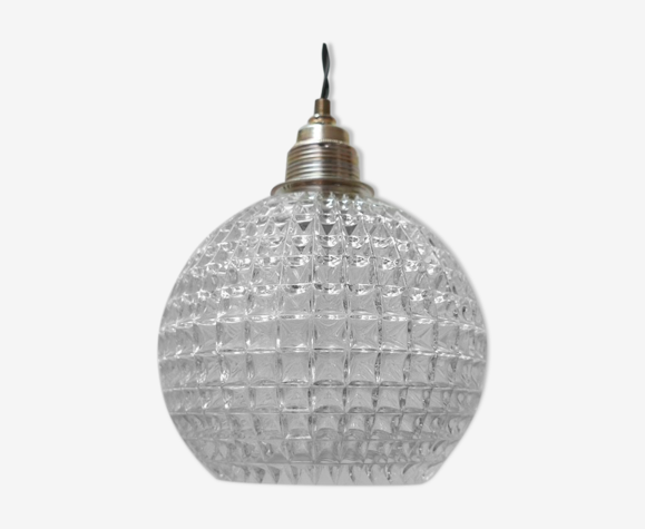 Late 20th dutch glass ball pendant light