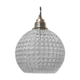 Late 20th dutch glass ball pendant light