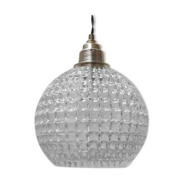 Late 20th dutch glass ball pendant light