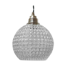 Late 20th dutch glass ball pendant light