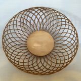 Wicker rattan basket