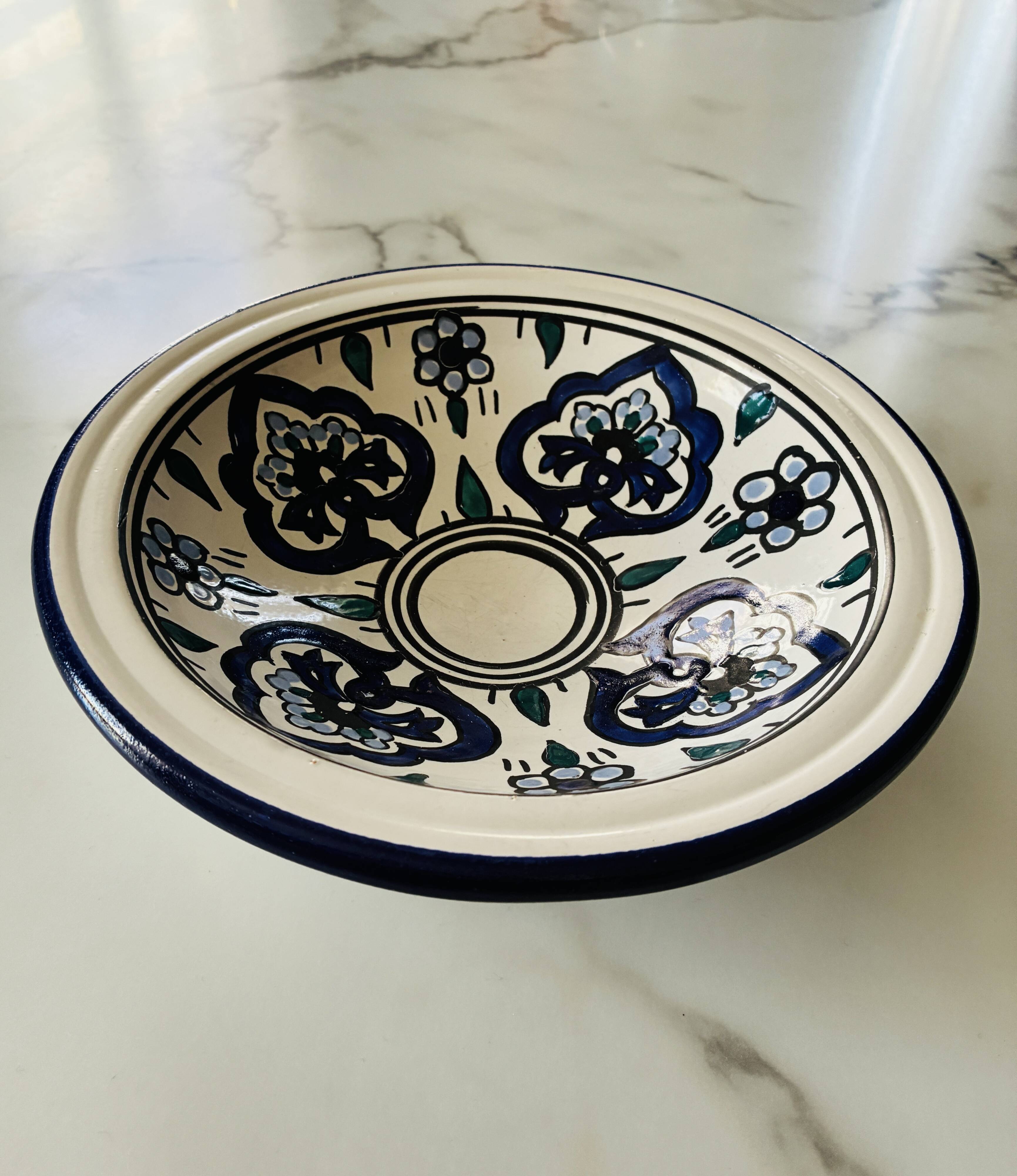 Terracotta plate Nabeul Tunisia