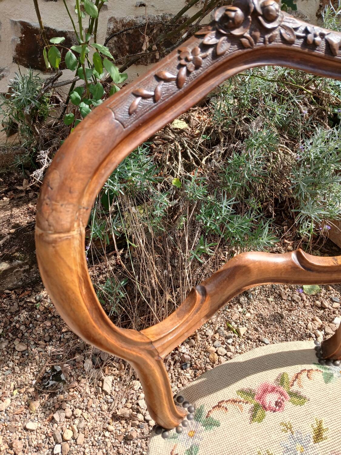 Antique upholstered chair