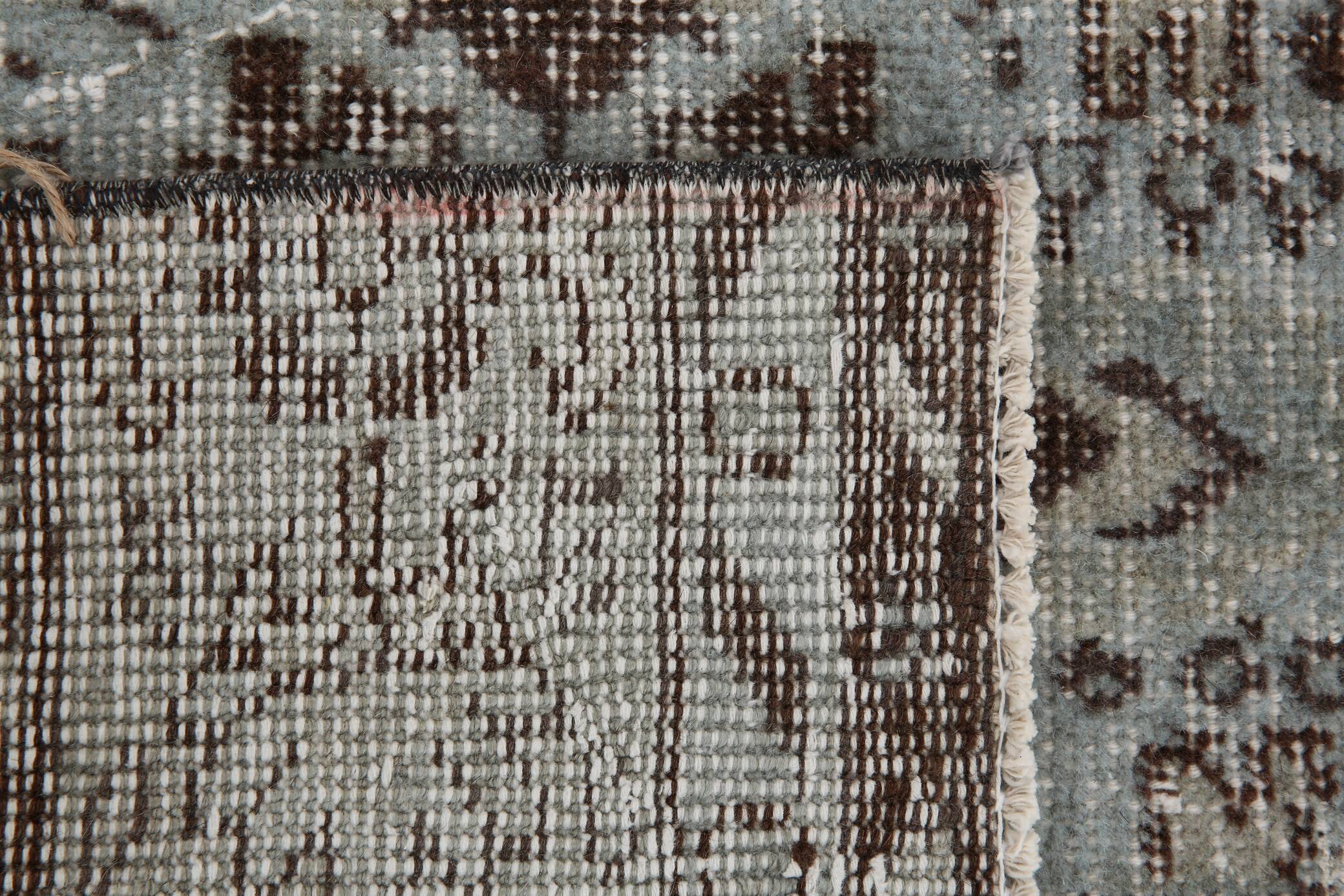 3x9 Rug For Kitchen Gray Vintage Runner Rug, 82x266Cm SK 3397