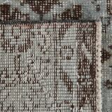 3x9 Rug For Kitchen Gray Vintage Runner Rug, 82x266Cm SK 3397