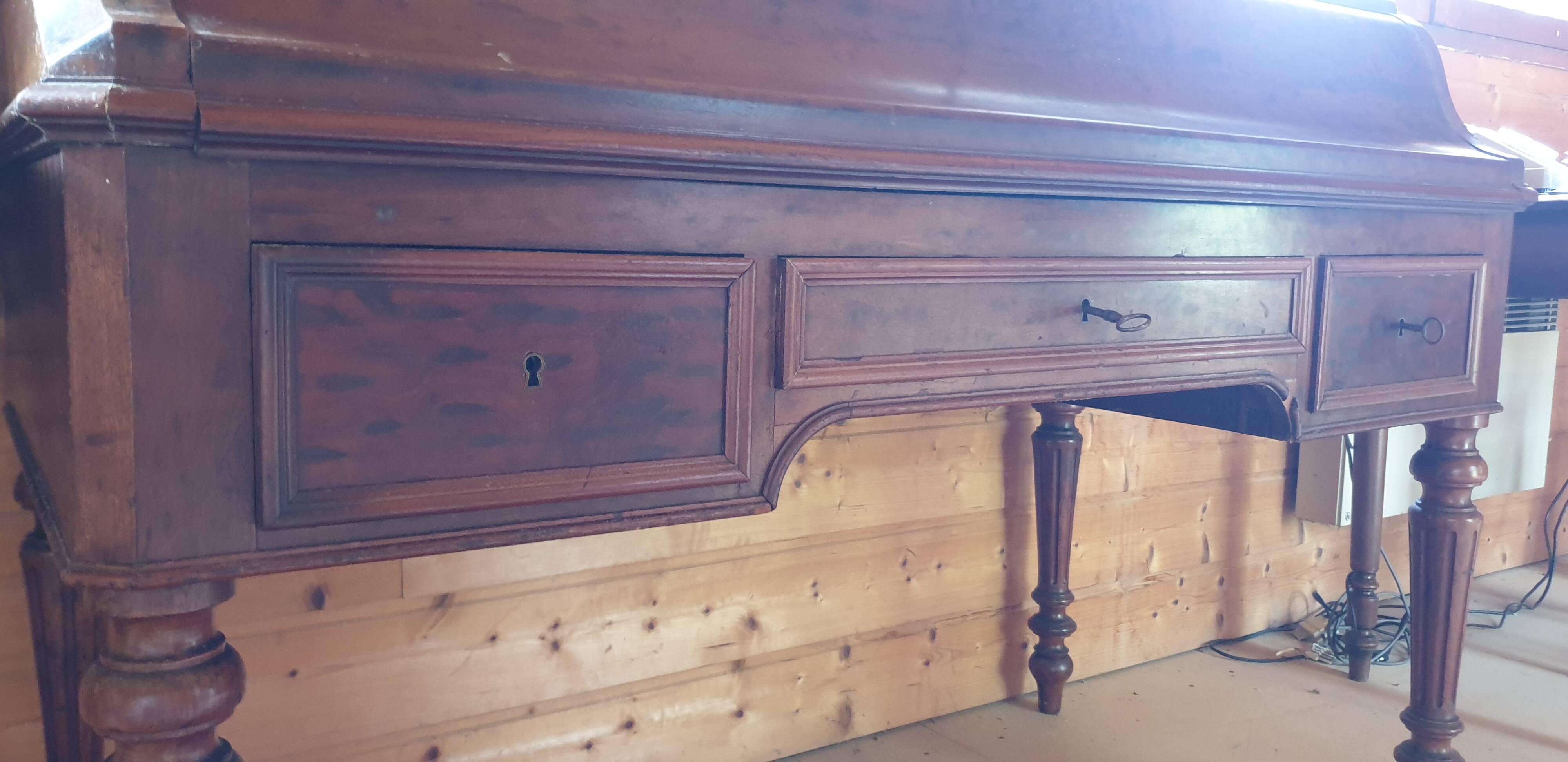 Louis XVI Secretary With Mahogany Veneer