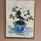 Original Swedish Oil on Canvas – “Stillben” by Ursula Cabelduc