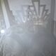 Art Deco engraved glass door panel
