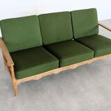 brutalist sofa | couch | 1960s | oak | Danish