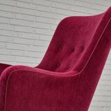 1970s, Danish easy chair, original very good condition, furniture velour.