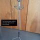 Portemanteau perroquet métal chromé