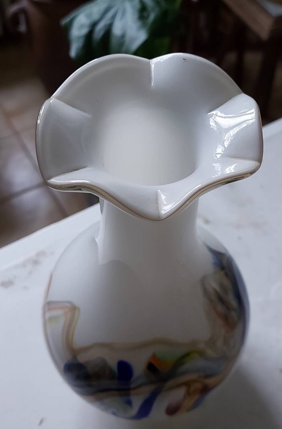 Murano glass vase