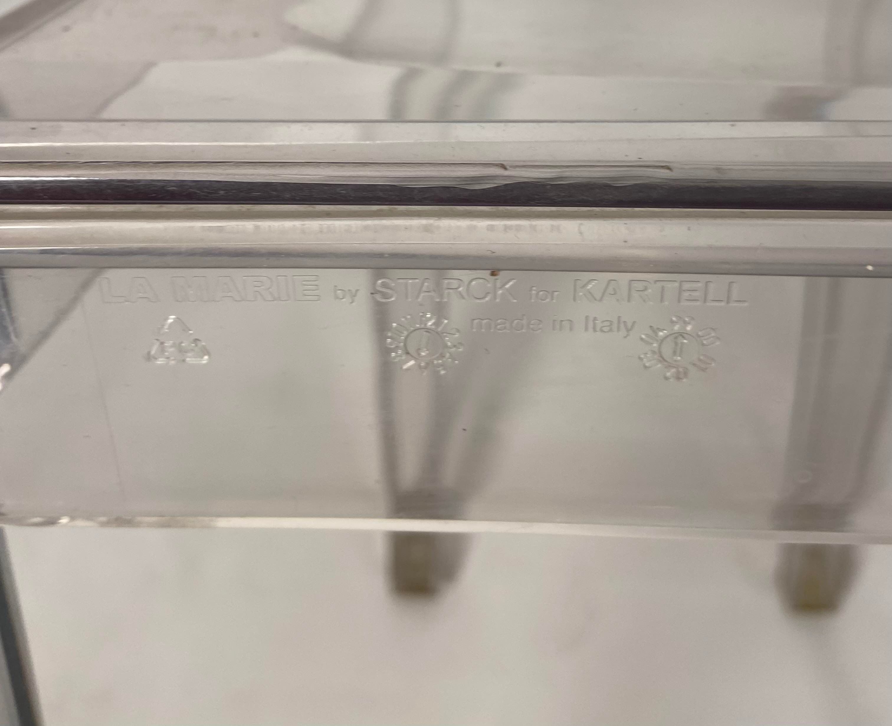 Chairs La Marie Kartell by Philippe Starck